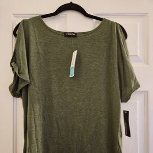 Colette Olive Knit Top